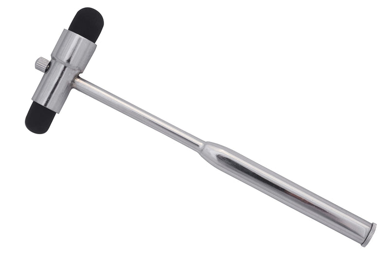 Innotech Buck Neurological Reflex Hammer with Brush and Needle for Skin Reflexes and Surface Reactions (Silver) silver
