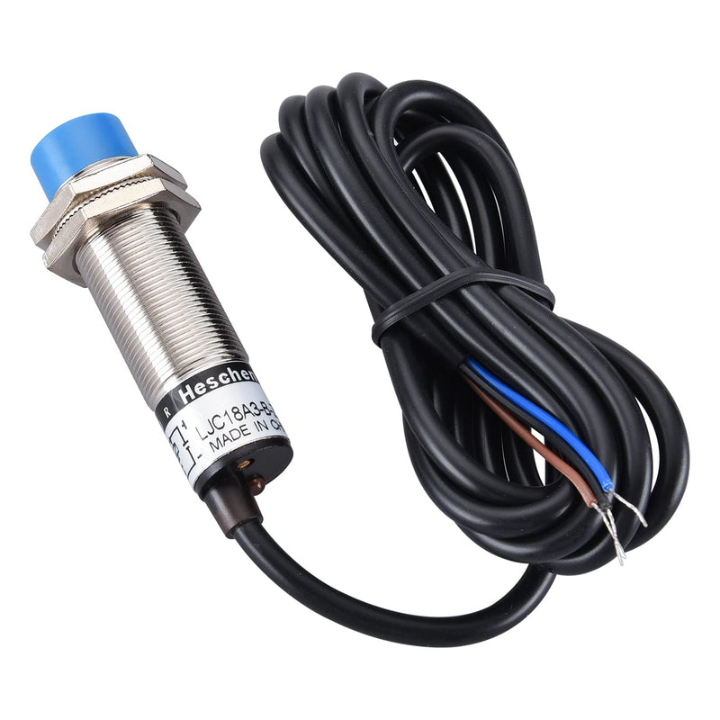 [Australia - AusPower] - Heschen M18 Capacitive Proximity Sensor Switch Non-Shield Type LJC18A3-B-Z/AY Detection 10mm 10-30VDC 200mA PNP Normally Closed(NC) 3 Wires 