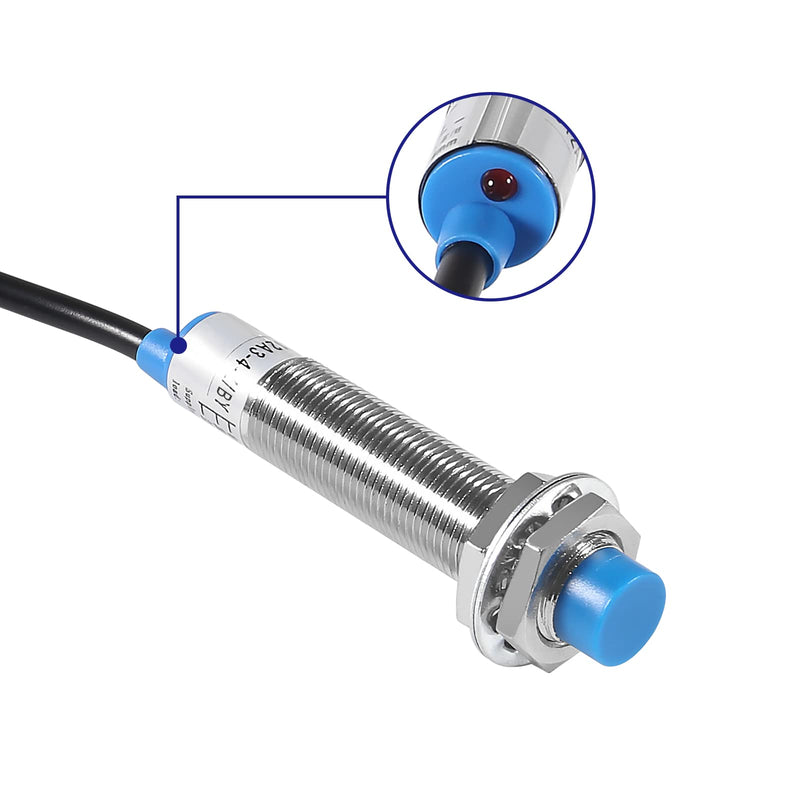 [Australia - AusPower] - 3PCS Proximity Switch DC 6-36V M12 Proximity Detective Approach Sensor LJ12A3-4-Z/BY Inductive Proximity Switch 4mm Detecting Distance,LJ12A3-4-Z/BY(PNP NO) PNP NO 