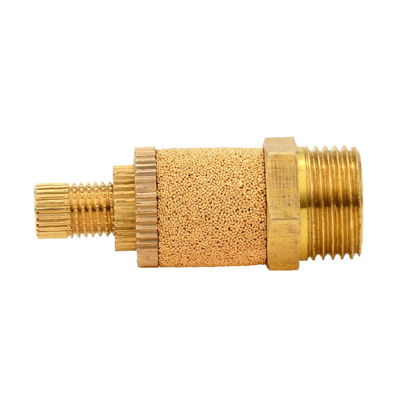 [Australia - AusPower] - Pneumatic PSB Muffler Silnecer, 1/8" NPT Male Thread Air Flow Control Noise Reducer Muffler 