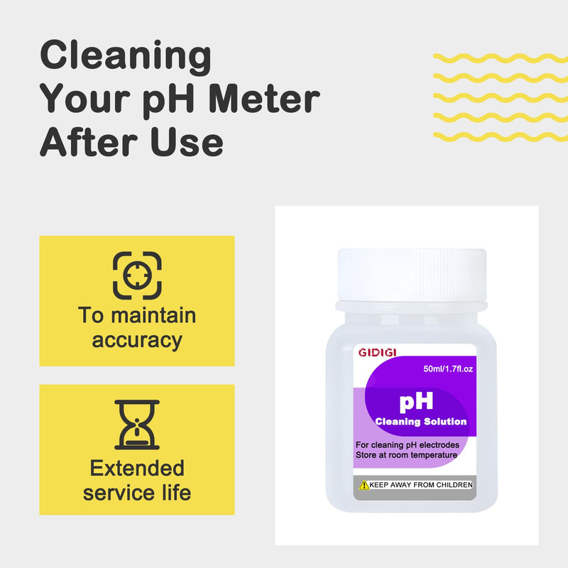 [Australia - AusPower] - Smart pH Meter for Food, GIDIGI Digital Food pH Tester, Accurate Canning pH Test Kits with ATC, Professional Fermenting pH Test Pen, Spear pH Probe for Bread Cheese Sushi Rice Sourdough Sauce Meat 