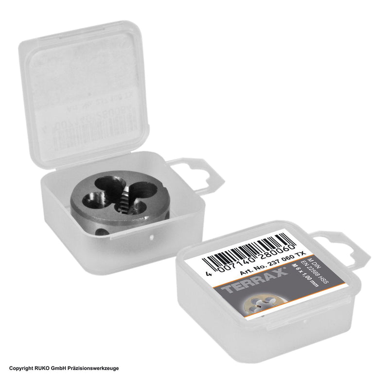 Ruko 22688 Terrax Thread Cutting Die DIN Ground M6