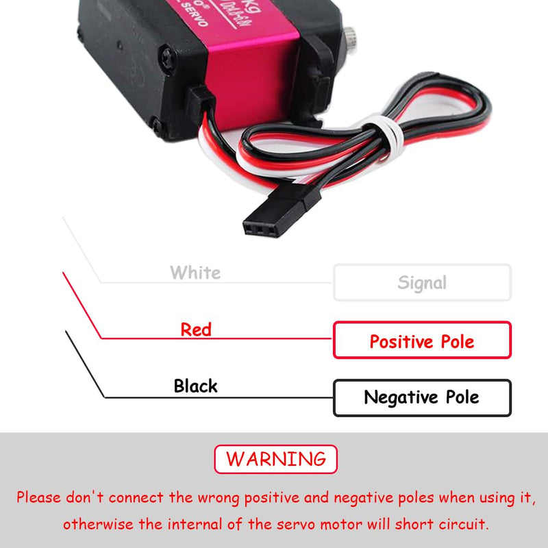 [Australia - AusPower] - 40KG Digital Servo High Speed Servo Motor 45 kg/cm Full Metal Gear Servo DS3240 for 1/8 1/10 1/12 Scale RC Boats and Cars (Control Angle 270°, Pack of 2) 2PCS 40KG DS3240 - 270° 
