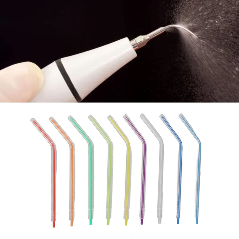 Pack of 250 Dental 3-Way Spray Nozzles, Disposable Replacement Classic Jet Tips, Dental Water Jet Nozzle Accessories, Color Coded for Efficient Organization, Compatible with Standard Dental Syringes