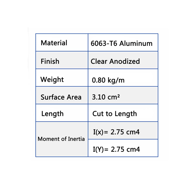 [Australia - AusPower] - SANTIE 1 PCS T-Slot Framing System: 30 Series, 1200mm Lg, 30 mm x 30 mm, Single, 4 Open Slots, Smooth 30X30-1200mm 