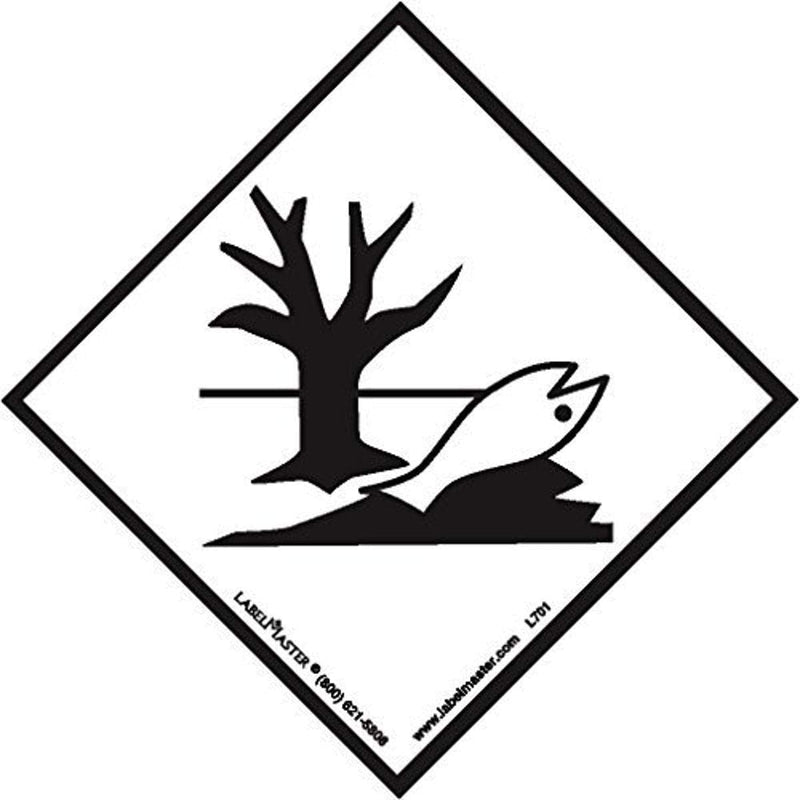 Labelmaster L701 Environmentally Hazardous Substance Markings, 100 mm x 100 mm, Paper (Pack of 500)
