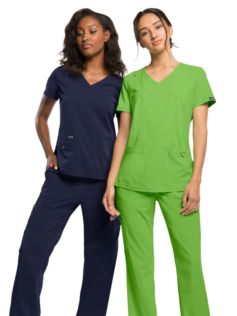 [Australia - AusPower] - KOI Basics 373 Women's Becca Scrub Top Medium Navy 