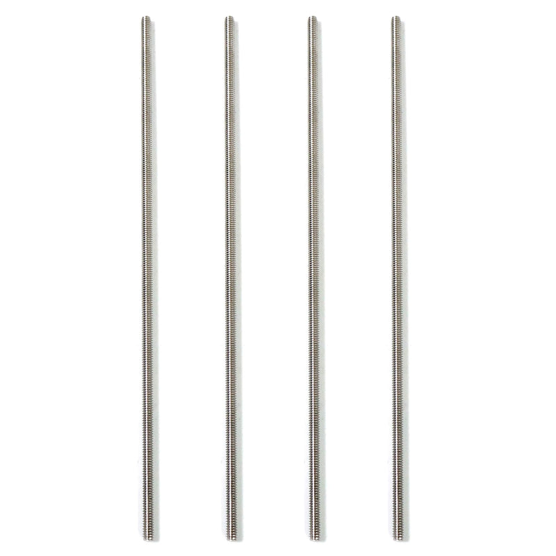 [Australia - AusPower] - Stainless Steel Fully Threaded Rod, 1/4" -20 Thread Size, 12" Length, Right Hand Threads, 4 Pieces 1/4''-20 