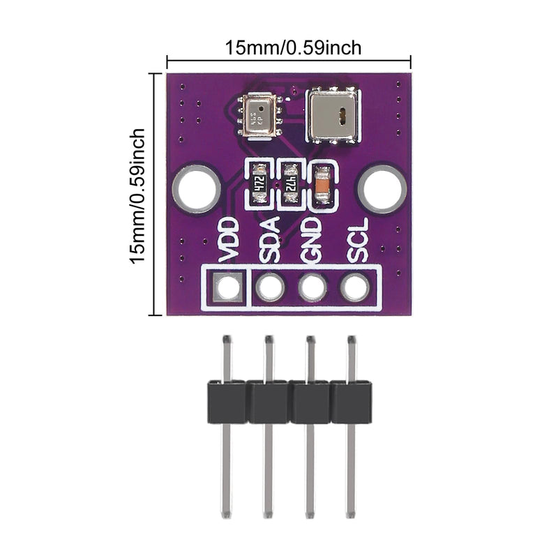 [Australia - AusPower] - 6pcs AHT20+BMP280 Temperature Humidity Air Pressure Module High-Precision Digital Temperature and Air Pressure Sensor 