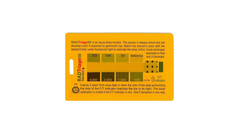 [Australia - AusPower] - RADTriage FIT Personal Radiation Detector for Wallet or Pocket,Nuclear Radiation Detector,Electromagnetic Field Radiation Detector,Anti Radiation Dosimeter, Ready-to-Go Portable Radiation Detector 