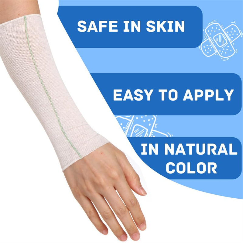 [Australia - AusPower] - Tubular Elastic Sport Bandage 2inch x 32.8 Feet Reusable Sleeve Stretch Dressing Retainer Gauze Stockinette Tubing for Arm Knees Legs 