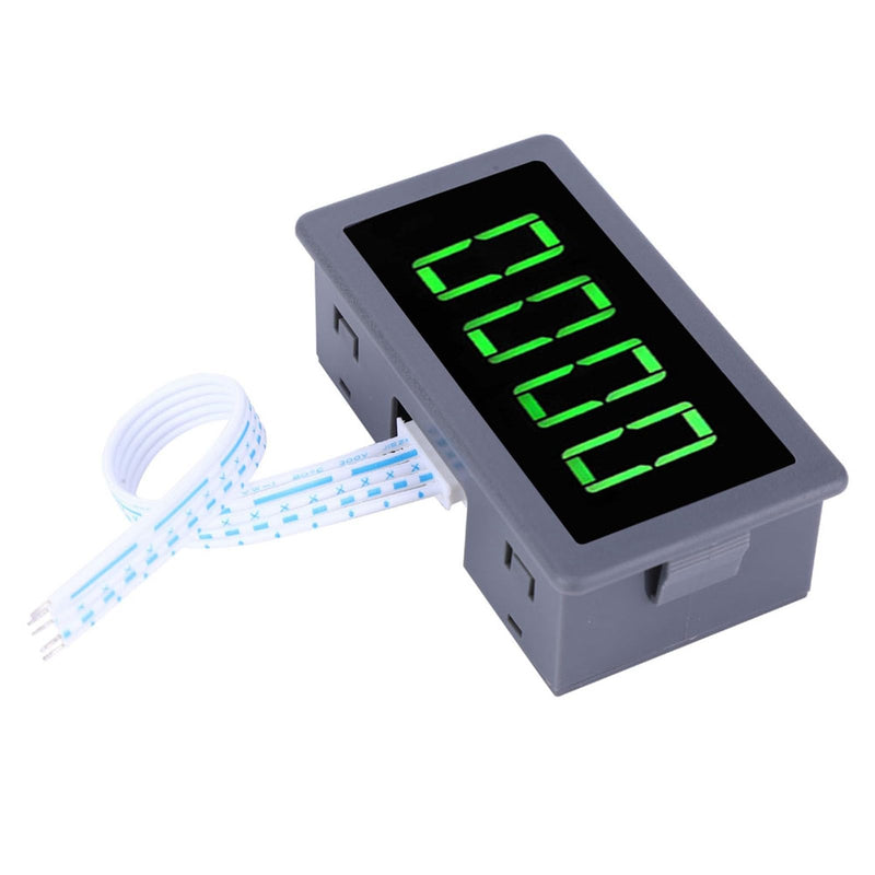 [Australia - AusPower] - Hall Proximity Switch Magnetic Sensor Speed Knife Green 4 Digit LED Motor Speed Knife for Chainsaw Lawnmower Air Compressor Generator (Tachometer) Tachometer 