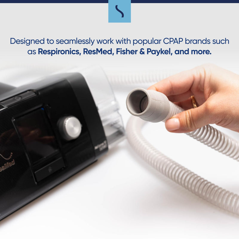 [Australia - AusPower] - Universal CPAP Hose by Snugell (6ft)  Compatible with All Major CPAP Machines and Most CPAP BiPap, and BiLevel Device Brands  Minimize Discomfort and Mask Leaks for a Restful Sleep 