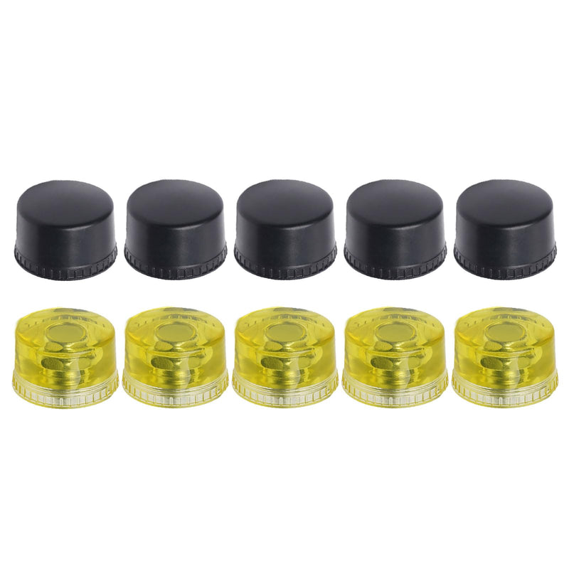 [Australia - AusPower] - Multipurpose 25mm/30mm/35mm/40mm/45mm Rubber Hammer Heads Replacement Set for Hammer Installation Repair 