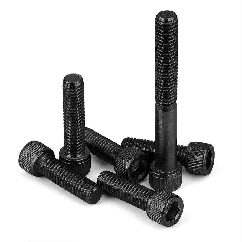 [Australia - AusPower] - M5 x 40mm Socket Head Cap Screws, Grade 12.9 Alloy Steel Black Oxide, Allen Socket Drive, Full Thread, 25 PCS M5 x 40mm 