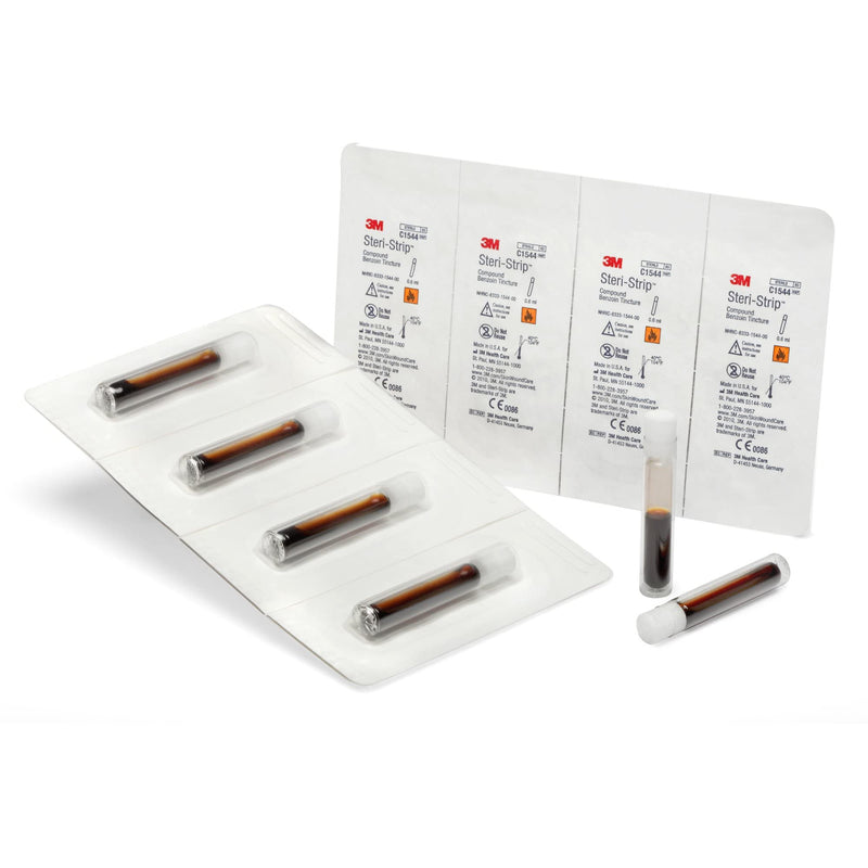 [Australia - AusPower] - 3M™ Steri-Strip™ Compound Benzoin Tincture C1544, 2/3 cc vial, 40 Packs/Carton, 4 Cartons/Case 