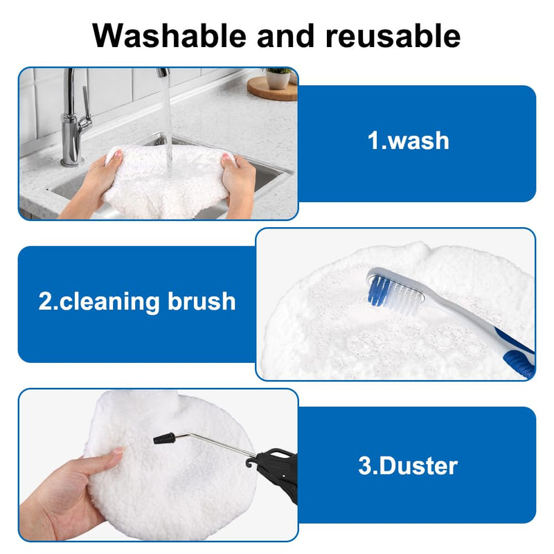 [Australia - AusPower] - Pack of 4 Lambswool Polishing Hoods Suitable for 220 mm-250 mm Polishing Machines for Einhell Cordless Car Polisher Ce-Cb 18/254 Li&Cc-Po 90, Suitable for Car Paint, Metal Polishing and Wood Surface 