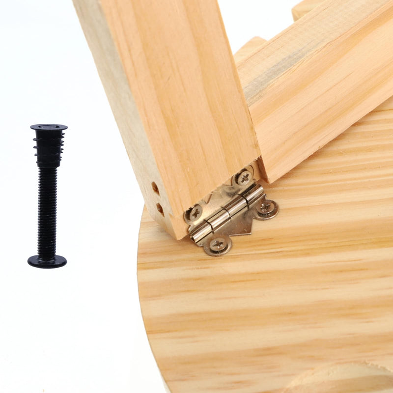 [Australia - AusPower] - 20 Sets 6mm/0.24" Threaded Insert Nuts and Bolt, Wood Furniture Screws Bolt Inserts Nut Assortment Hex Socket Drive Fastener Connector for Home and Wooden with Wrench (Screw Length is 1.57") Screw Length:1.57" 