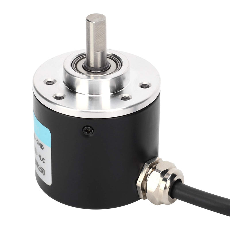 ABZ Three-Phase Encoder, Photoelectric Encoder, DC 5-24 V, 3000-6000 rpm, Full Wave Encoder for Car Engineering (500 Hz)