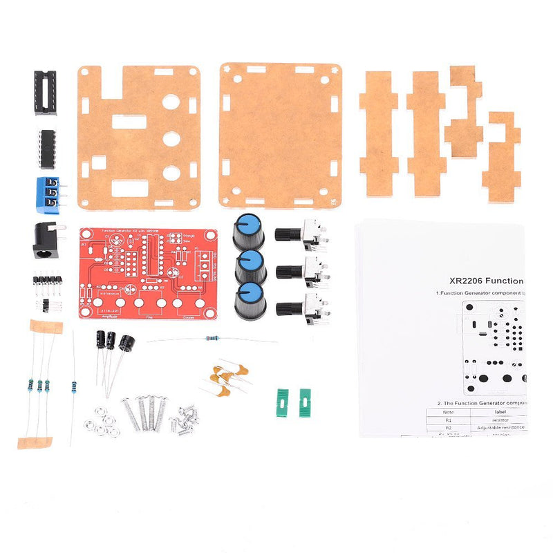 [Australia - AusPower] - DollaTek DIY XR2206 Function Signal Generator Kit Sine Triangle Square Output 1HZ-1MHz 