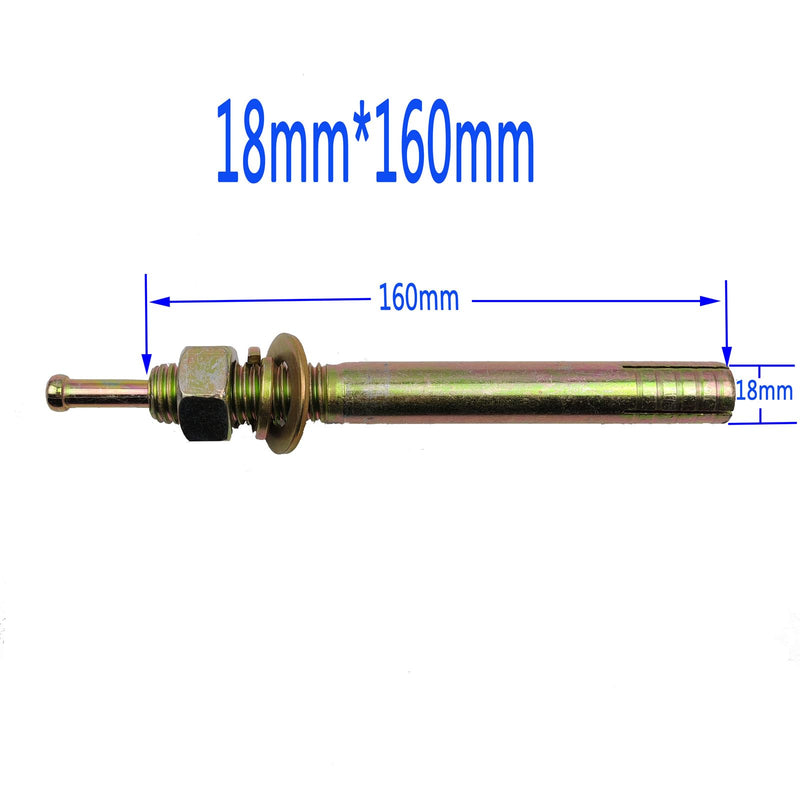 [Australia - AusPower] - Car Lift Expansion Screw Auto Lift Special Screw Car Lifter Parts Lift Machine Anchor Bolt Screws Concrete Anchor Bolts Lifts Bolts (1, 18 * 160mm) 18*160mm 1 