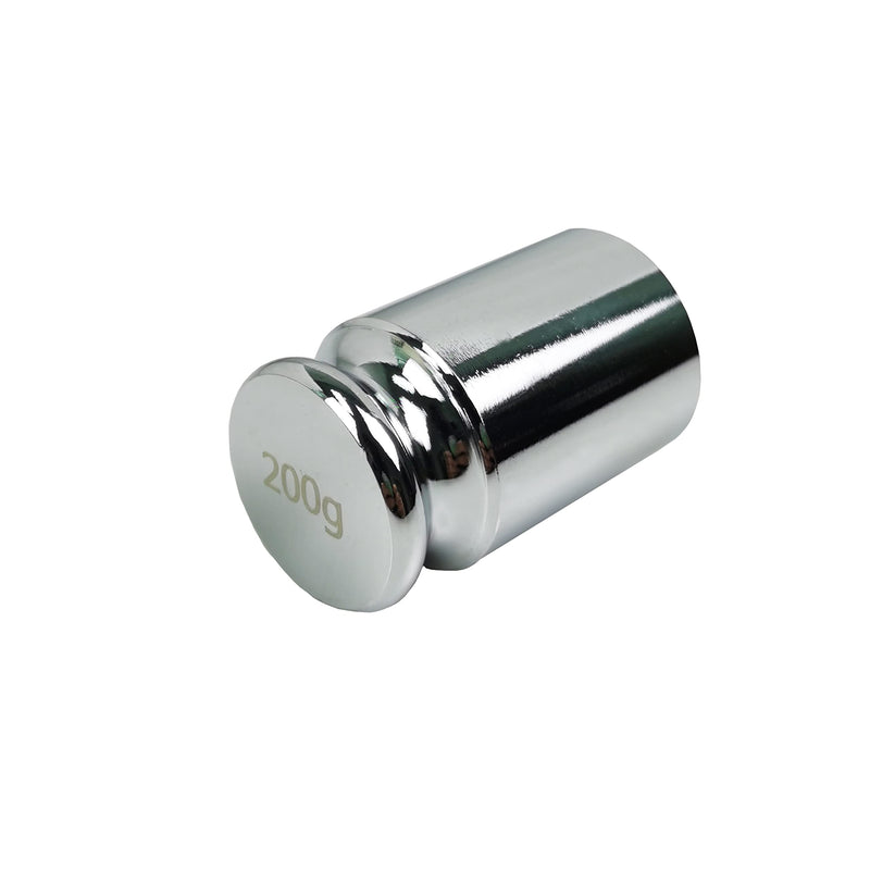 [Australia - AusPower] - HFS(R) Calibration Weight 200 Gram M2 Class Chrome Scale Balance Calibration Weight for Digital Scale, Pocket Scale 
