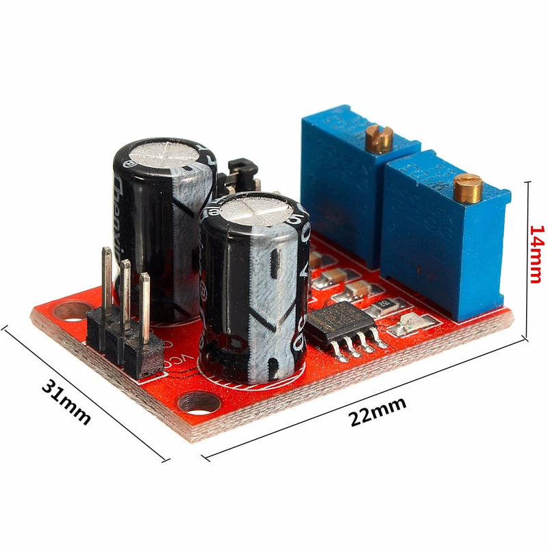 [Australia - AusPower] - Fasizi 5 x NE555 Pulse Frequency On Cycle Adjustable Module Square Signal Generator 