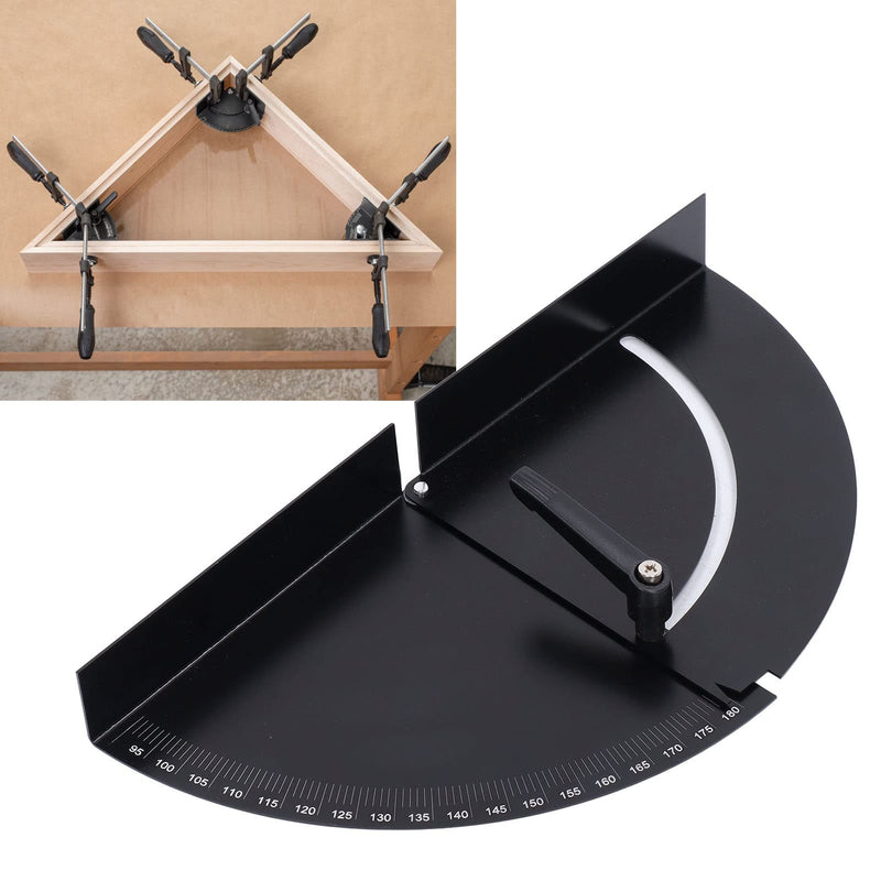 Variable Angle Fixture Variable Angle Clamp Woodworking Angle Clamp Fixer Corner Clamp for Woodworking Tools(Protractor 180°) Protractor 180°