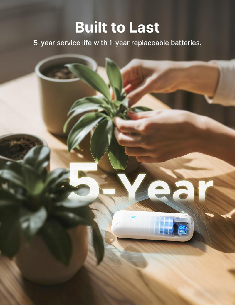 X-Sense Wi-Fi Temperature and Humidity Monitor, Indoor Humidity Meter with App Control, Hygrometer for House, Gardening, Free Data Storage Export, 3 Sensors & 1 Base Station 3-Pack with 1 Base Station