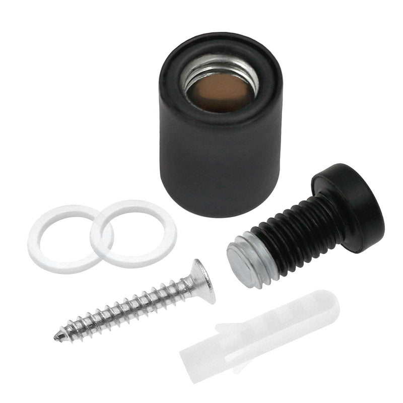 [Australia - AusPower] - Luomorgo 12 Pcs 1/2" x 0.78" Stainless Steel Standoff Screws, Wall Sign Standoff Mounting Hardware Advertising Glass Standoff Nail for Hanging Acrylic Picture Frame, Black Black, 12 Pcs 1/2" x 0.78" / 12mm x 20mm 