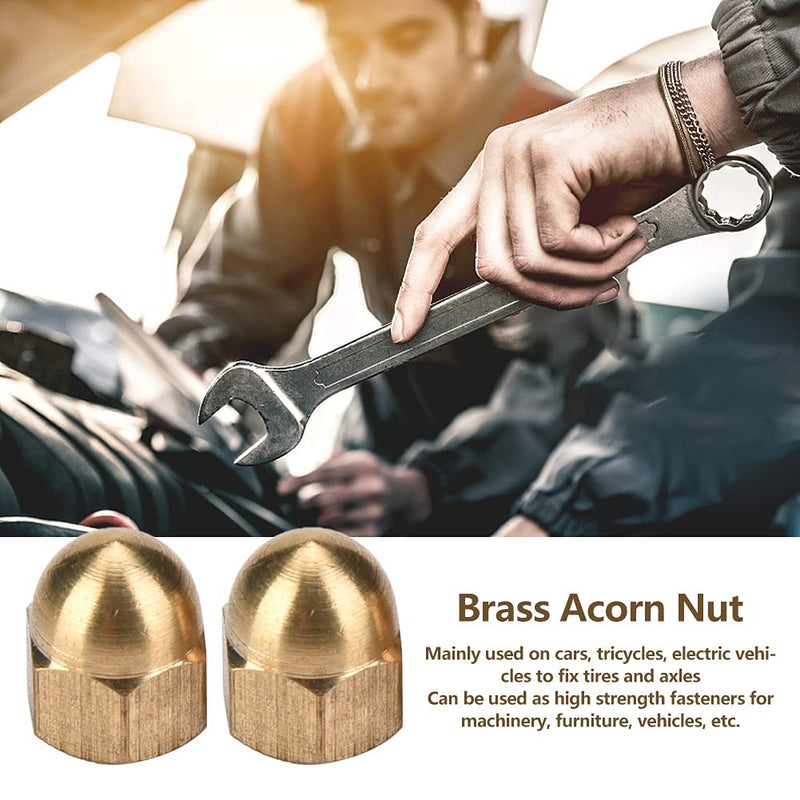 [Australia - AusPower] - Brass Acorn Nut, Dome Cap Nut, Professional Repair Accessories for Furniture Machinery Repair Hardware(M5(20PCS)) M5(20PCS) 