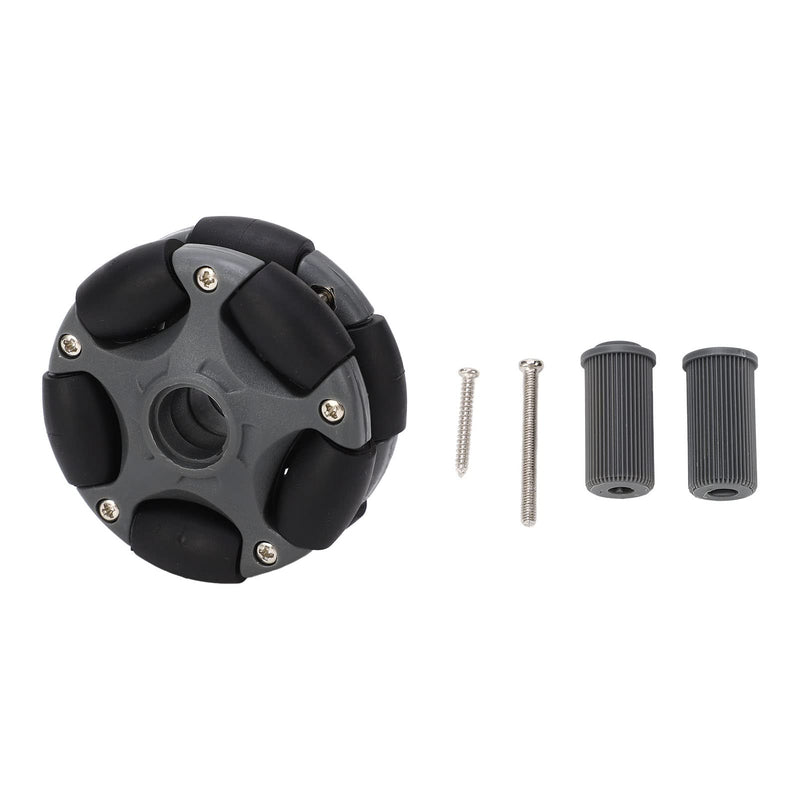 [Australia - AusPower] - Jeanoko 1PCS 58mm Plastic Omni Wheel with Sturdy Structure, Omni Directional Wheel, Excellent Load Lateral Maneuverability Omni Wheel for Maintain,Omni-direction Roller Replacement 
