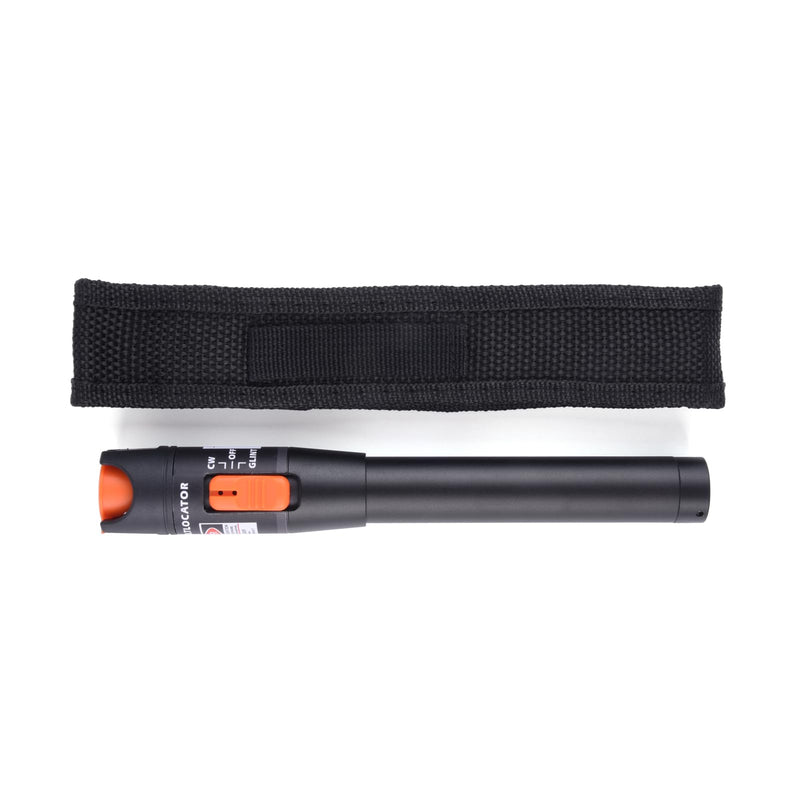 [Australia - AusPower] - WSOLDMA 10MW Visual Fault Locator 10KM Fiber Optic Tester Tool Kit VFL Red Light Pen for SC/FC/ST/LC Connector for Fiber Network Cable Test 