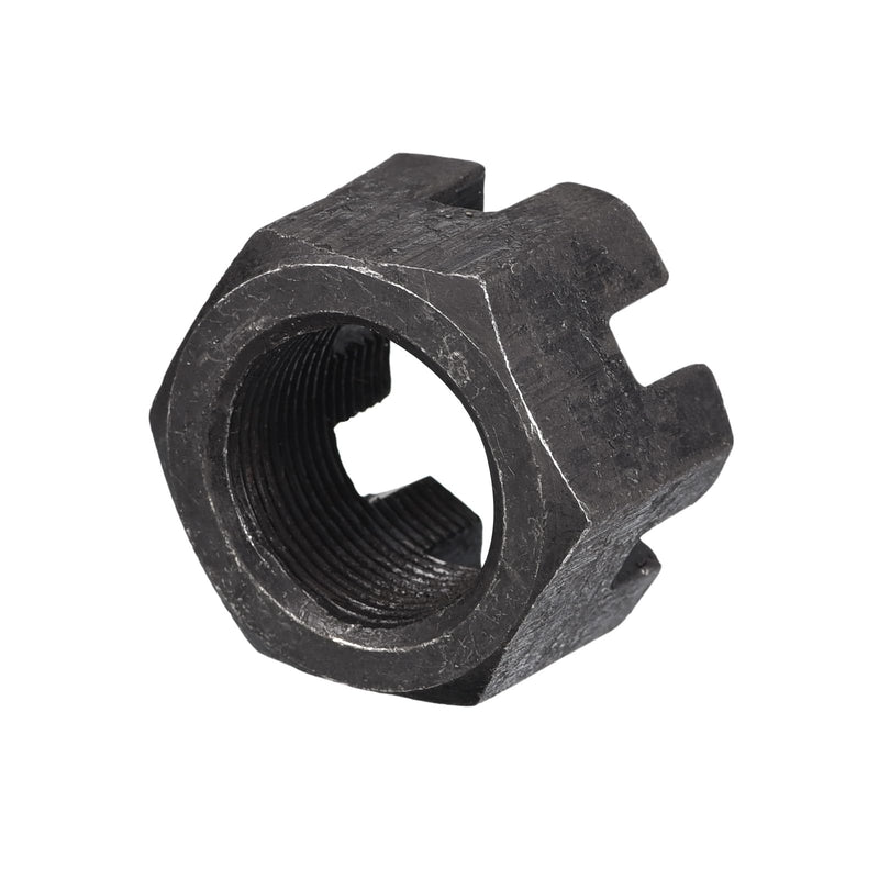 [Australia - AusPower] - Hexagon Slotted Nuts with Fine Thread, M18 x 1.5mm GB58 Carbon Steel Hex Castle Nuts Black - Pack of 5 M18x1.5mm(5pcs) 