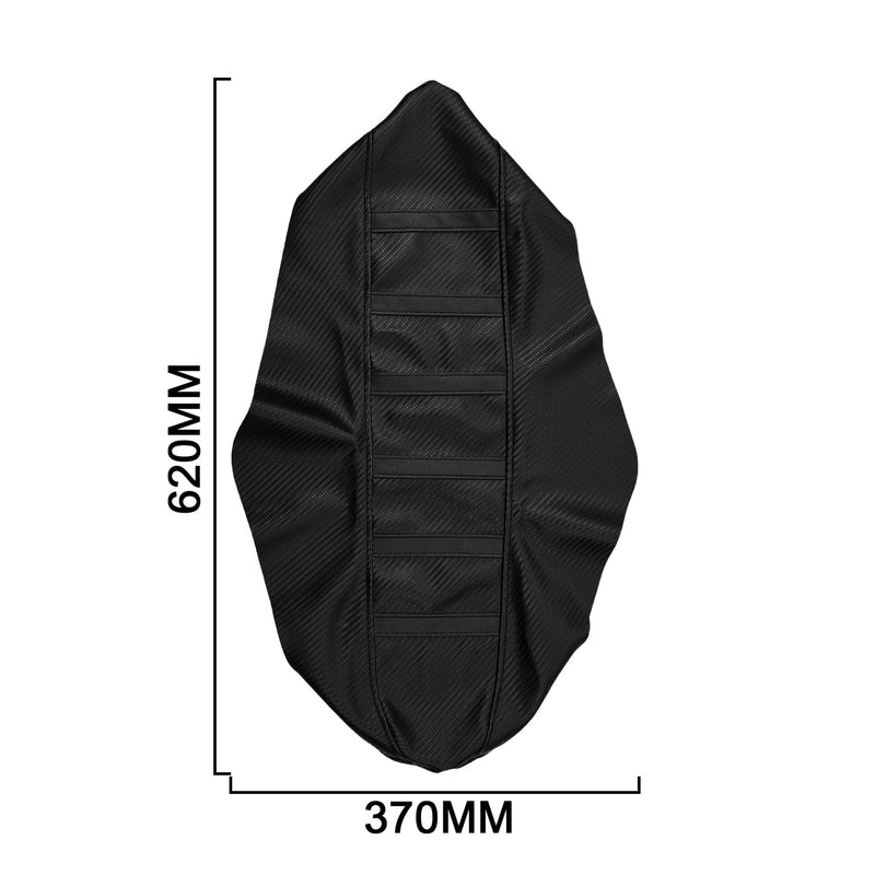 Electric Dirt Bike Seat Cover for Tutti Tuttio Tutto Soleil 01 Non Slip Black Stripe/Gripper Soft/Water Proof Black