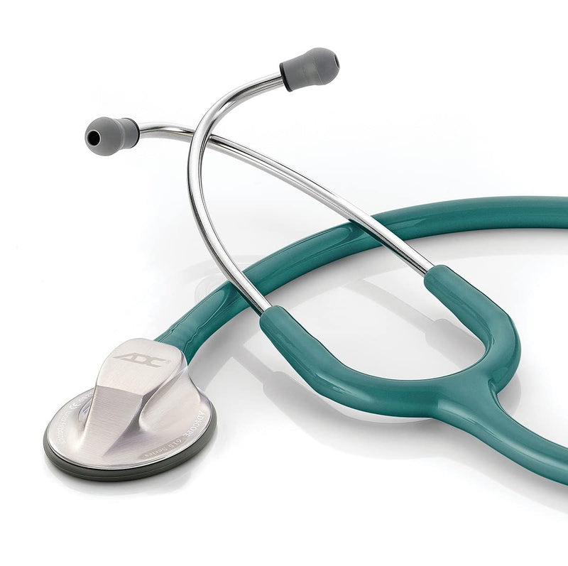 [Australia - AusPower] - ADC Adscope 615 Platinum Sculpted Clinician Stethoscope with Tunable AFD Technology, Lifetime Warranty, Teal 