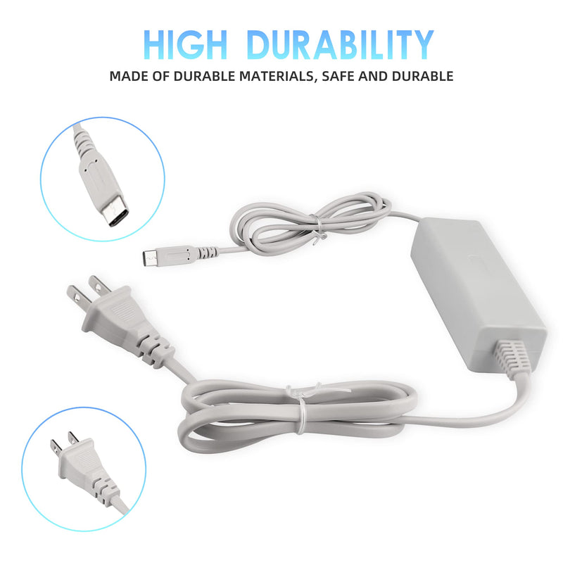 [Australia - AusPower] - Xahpower Charger for Wii U Gamepad AC Power Adapter Charger for Nintendo Wii U Gamepad Remote Controller 