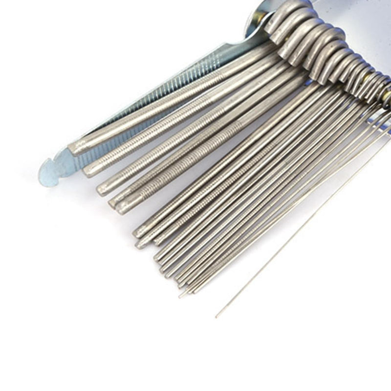 [Australia - AusPower] - Soldering Accessories, 21 Piece Burner Tip Cleaning Kit, MIG Nozzle Reamer, Gas Welding Nozzle Cleaner and Welding Equipment Accessories, Default 