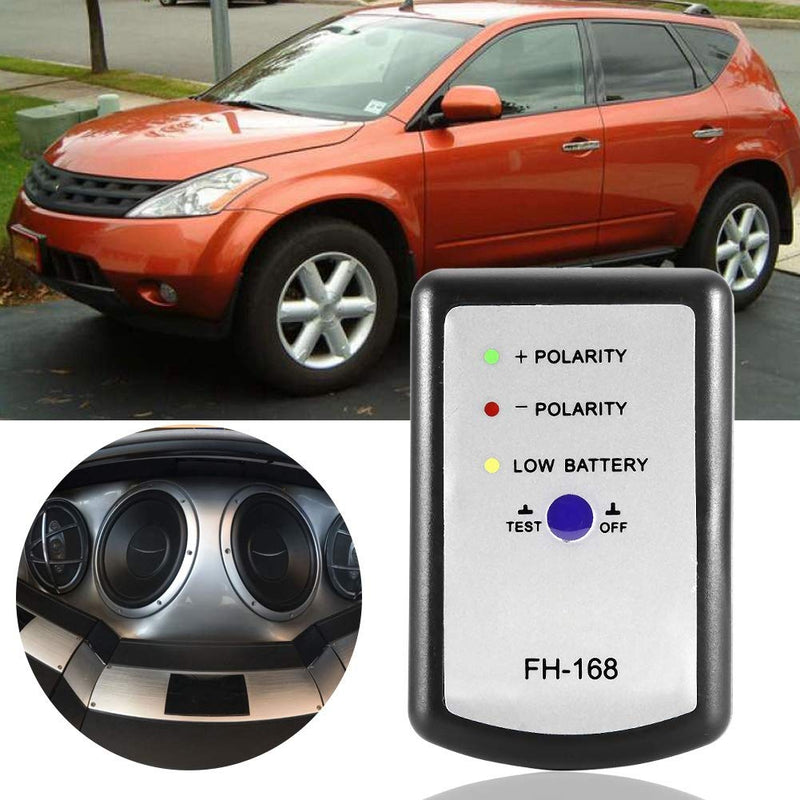 [Australia - AusPower] - KIMISS Speaker Polarity Tester,Plastic Auto Car o Speaker Horn Tester Phase Meter Phasemeter speaker polarity tester 