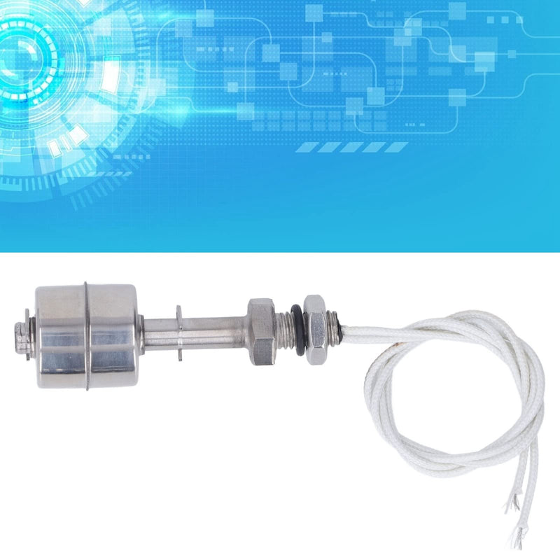 [Australia - AusPower] - Kadimendium Liquid Level Float Switch ，10mm Stroke Stainless Steel Liquid Water Oil Level Switch Sensor 0‑220V 65mm L Water Level Float Sensor 