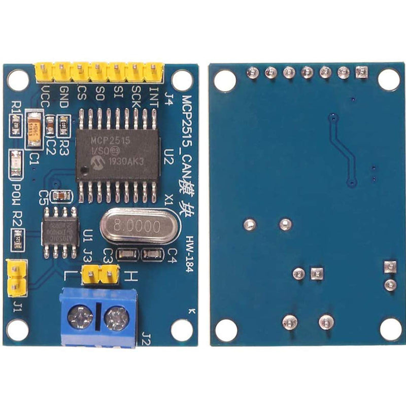 [Australia - AusPower] - Youmile 2pcs MCP2515 CAN Bus Module DC 5V TJA1050 Behavior Module SPI Controller Interface Card with Personal and Personal Lines 51 MCU ARM Controller Development Card 