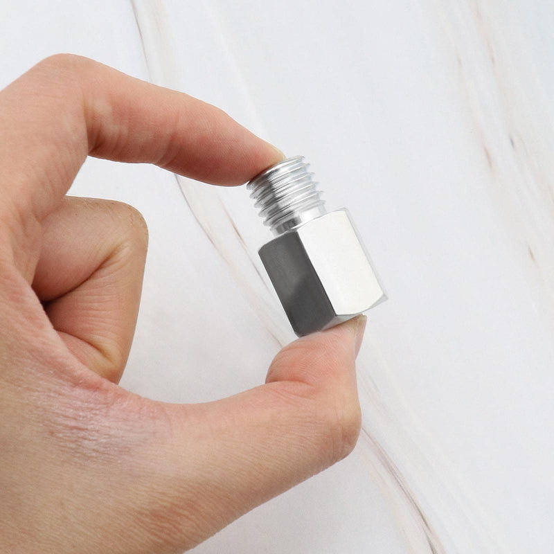 [Australia - AusPower] - ECSiNG M10 Female Thread to M14 Male Thread Adapter for Angle Grinder Polisher Drill Interface Connector Converter Adapter Power Tool Accessories Carbon Steel 