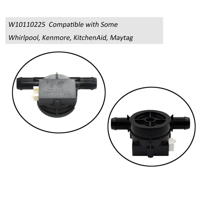WPW10110225 Inlet Flow Meter Replace for W10110225, PS11748313, AP4310720, EA1490923, 8181696, 1381535 Compatible with Whirlpool Kenmore Maytag Washer Washing Machine