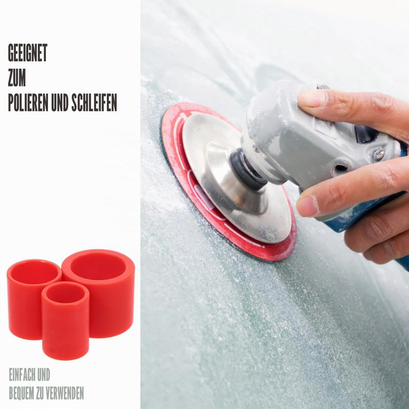 GLEAVI Plastic Reducing Bushing Adaptor, Pack of 3, 25.40/19.00/16.00 to 12.70 mm Wheel Conversion Adapter for Table Sanding Discs, Sanders, Metal and Woodworking