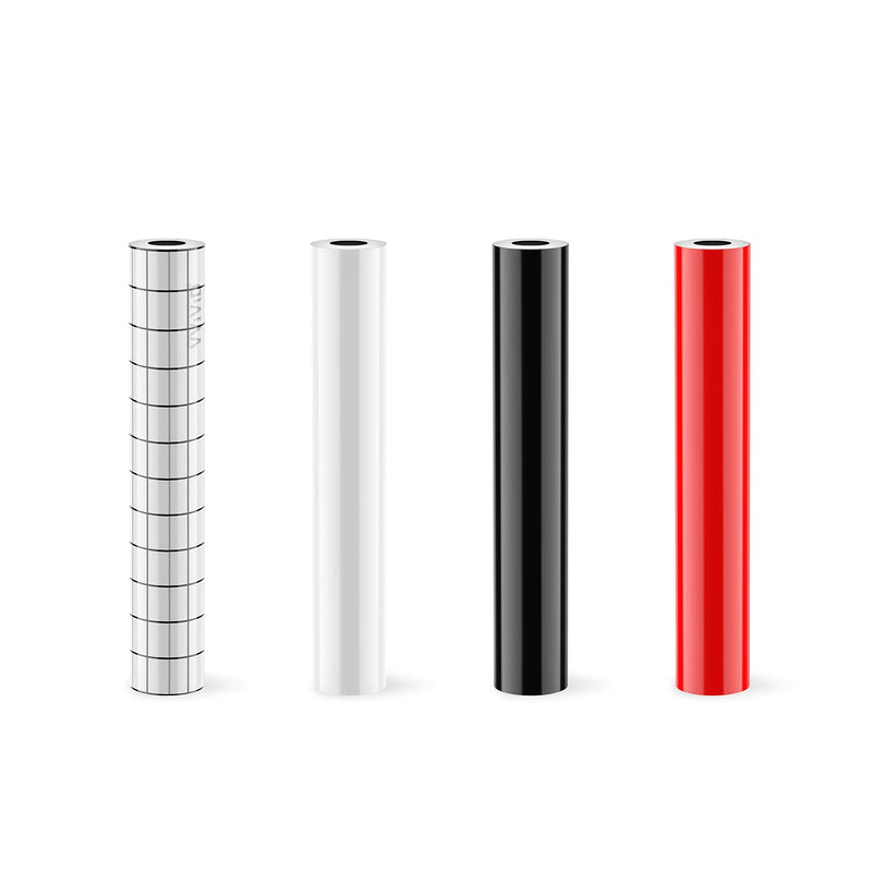 VViViD DECO65 12" x 5ft 3 Craft Vinyl Roll Bundle Includes 12" x 24" Transfer Paper Roll and 2 Precision Hooks for Weeding - M0