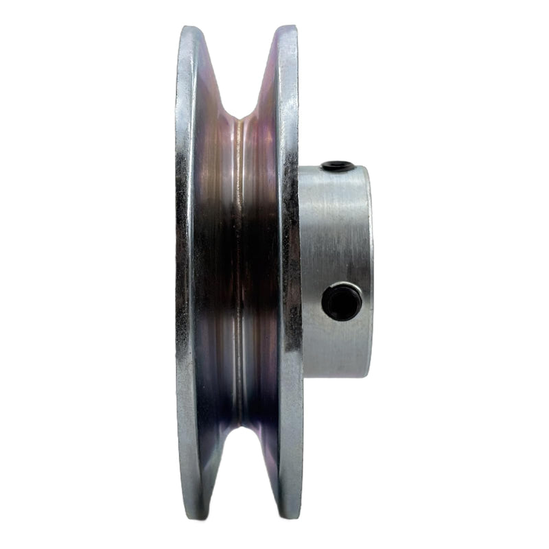 [Australia - AusPower] - AB400-5/8 Single Groove Web Sheaves, v Belt Pulley 4" OD 5/8 inch bore,Motor Pulley Carbon Steel for A B 5L 4L V-Belts 
