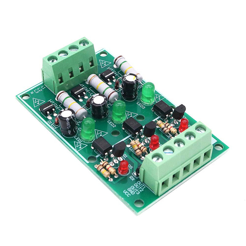 DollaTek 3 Channel Optocoupler Insulation Module AC 220V Insulation Board Test Module without PCB AC Detection Module