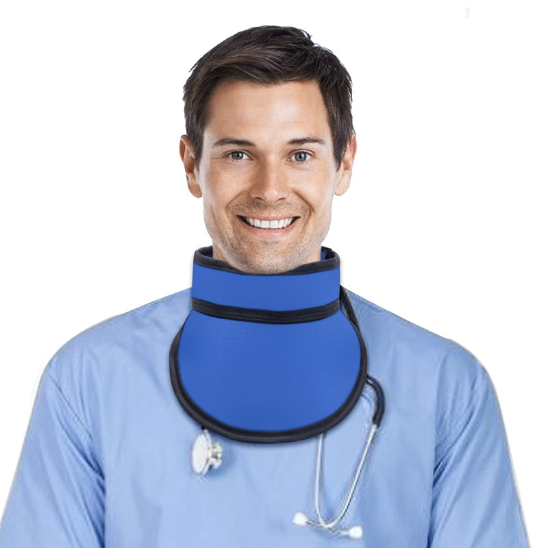 [Australia - AusPower] - X-Ray Thyroid Shield Collar 0.5mmPb - Lead Protection for Health Checkup Medical Use Unisex (Adult) 
