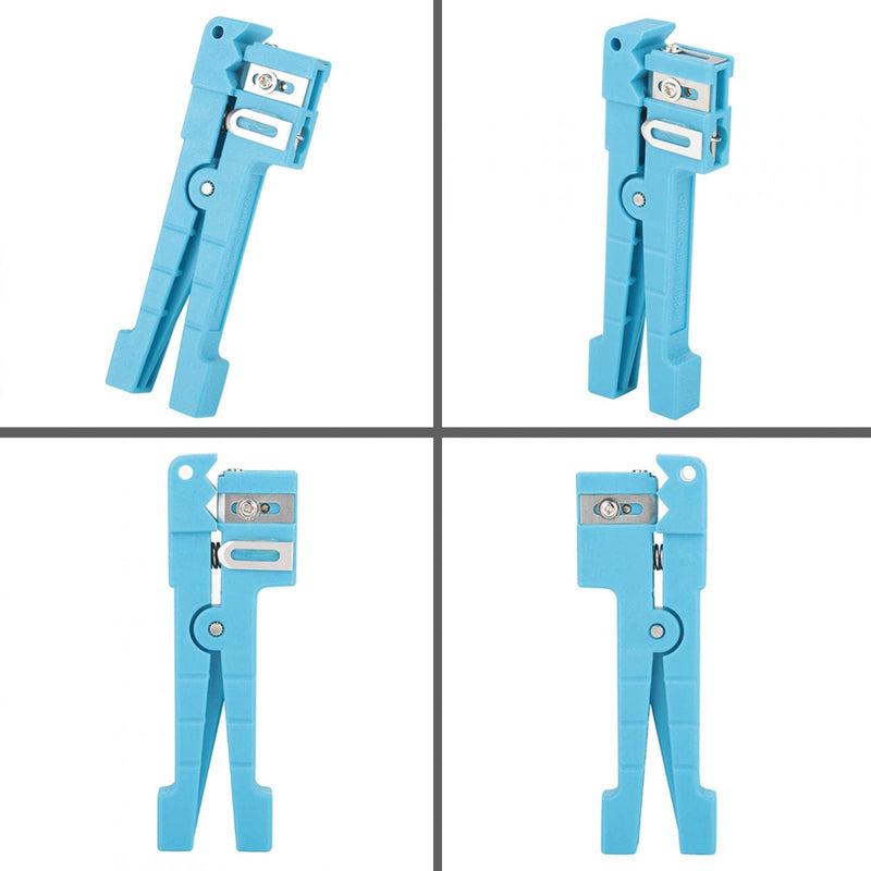 Fibre Optic Sheath Stripper Cable Cutter Crimper 45-163 45-162 for Fibre Optic Buffer Tubes Coaxial Cable Stripping Tool (45-163)