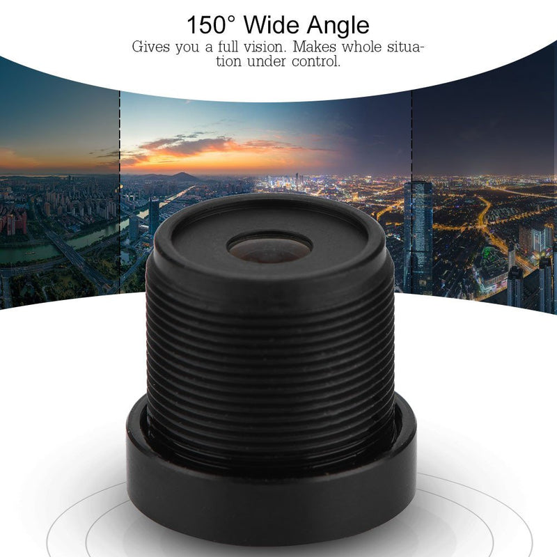 [Australia - AusPower] - CCTV Lens,2.1mm Camera Lens 150° Wide Angle M12*0.5 IP Camera Lens for 1/3in & 1/4in CCD Chips 